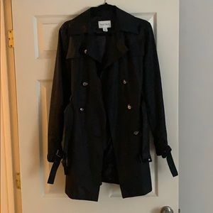 Black trench coat